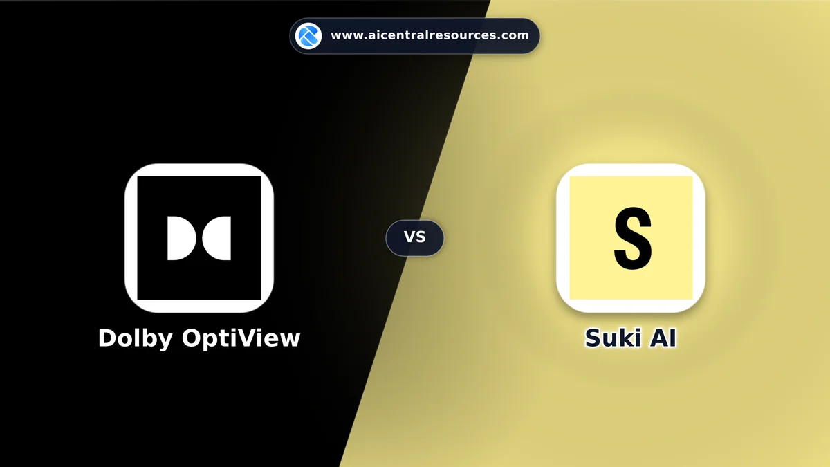 Dolby OptiView vs Suki AI Comparison Battle Card - Features, Pricing & Review in AI Developer APIs & Platforms