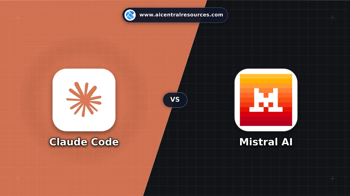 Compare Claude Code vs Mistral AI - In-Depth Feature Matrix, Pricing & Ratings Claude Code vs Mistral AI Comparison Battle Card: Features, Pricing & Performance Matrix in AI Coding Assistants