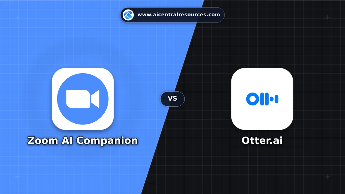 Compare Zoom AI Companion vs Otter.ai - Features, Pricing & Performance Matrix Zoom AI Companion vs Otter.ai Comparison Battle Card - Features, Pricing & Review in AI No-Code / Automation Tools