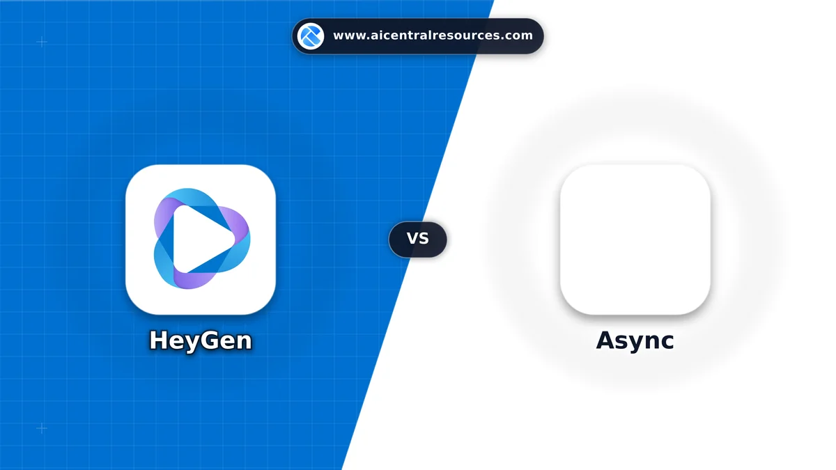 HeyGen vs Async Comparison Battle Card - Features, Pricing & Review in AI Video Tools