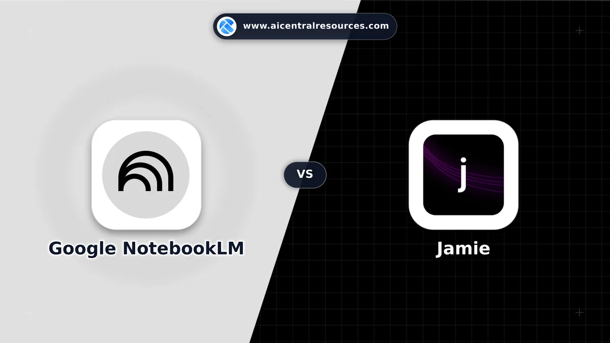 Compare Google NotebookLM vs Jamie - Features, Pricing & Performance Matrix Google NotebookLM vs Jamie Comparison Battle Card - Features, Pricing & Review in AI Productivity Tools