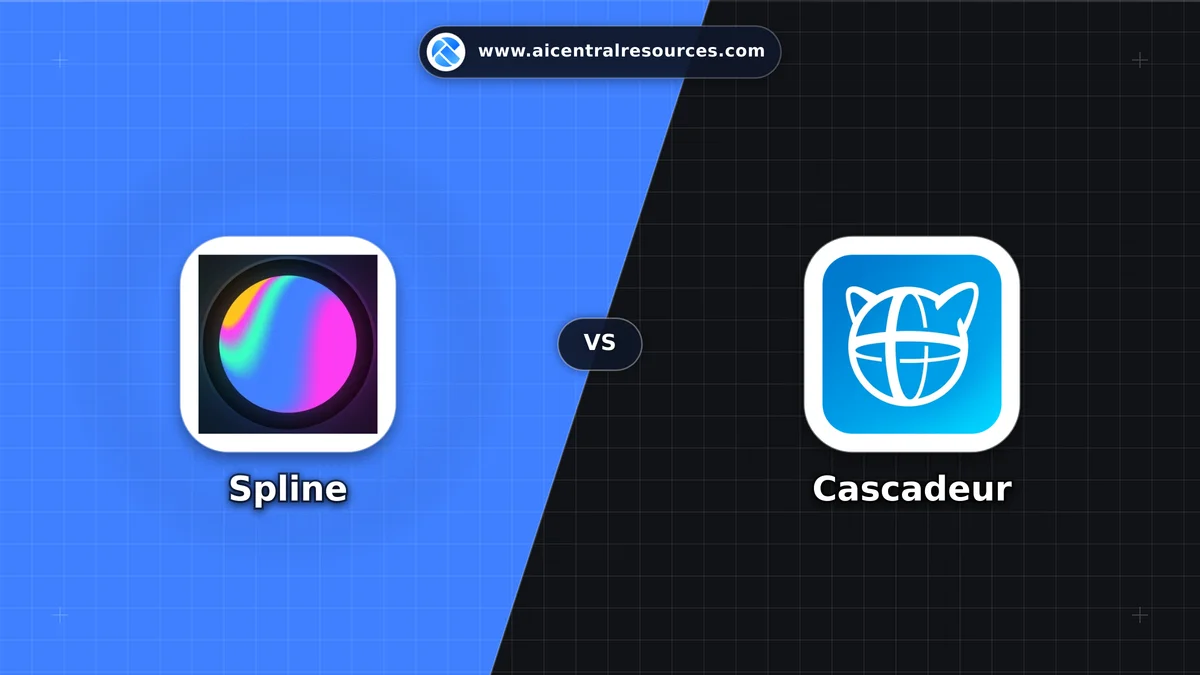 Compare Spline vs Cascadeur - Features, Pricing & Performance Matrix Spline vs Cascadeur Comparison Battle Card - Features, Pricing & Review in AI Gaming & Entertainment