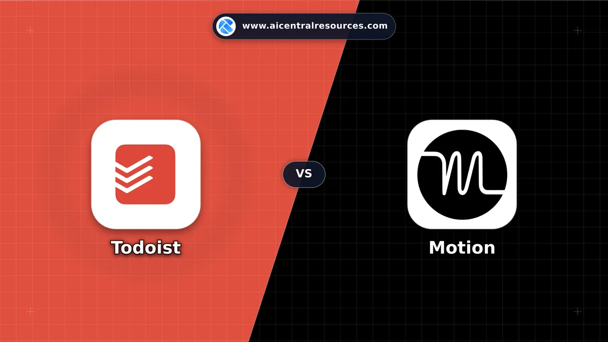 Compare Todoist vs Motion - Features, Pricing & Performance Matrix Todoist vs Motion Comparison Battle Card - Features, Pricing & Review in AI No-Code / Automation Tools