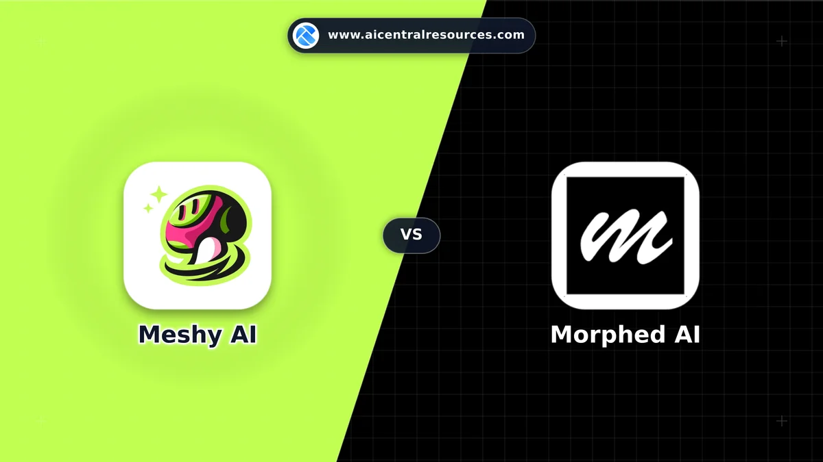 Meshy AI vs Morphed AI Comparison Battle Card - Features, Pricing & Review in AI E-commerce Tools