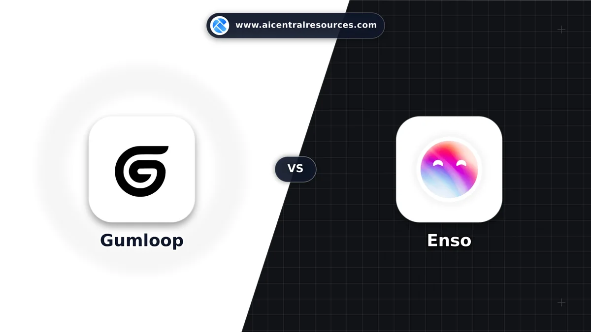 Gumloop vs Enso Comparison Battle Card: Features, Pricing & Performance Matrix in AI No-Code / Automation Tools