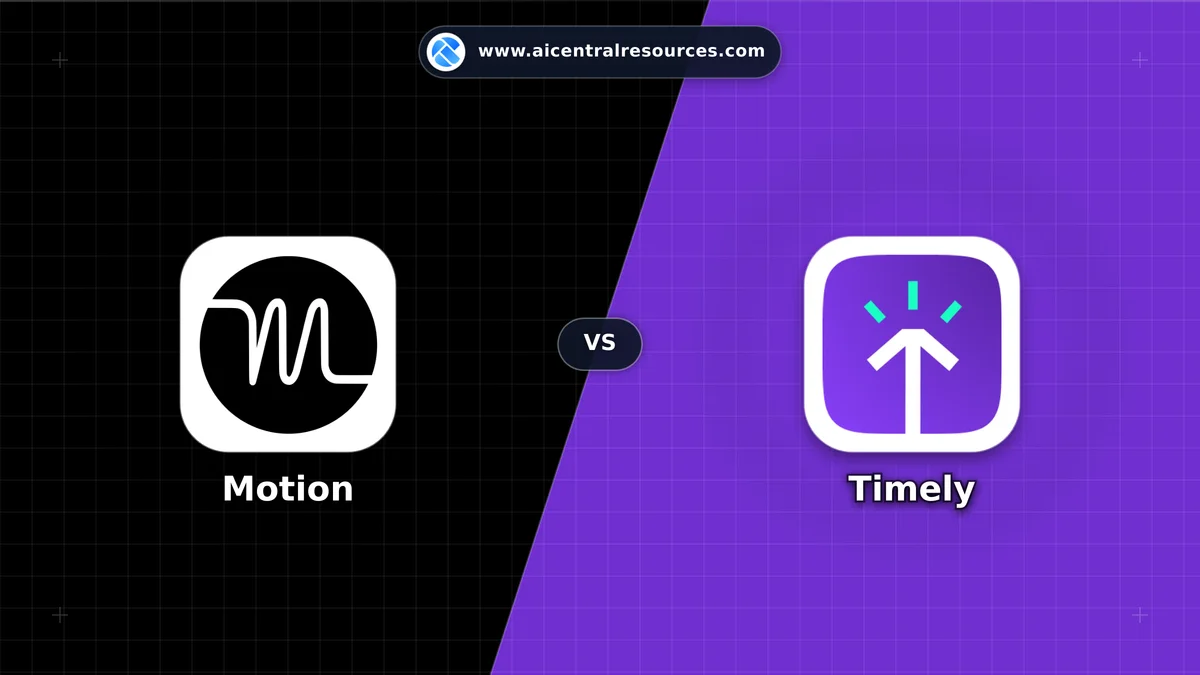 Compare Motion vs Timely - In-Depth Feature Matrix, Pricing & Ratings Motion vs Timely Comparison Battle Card: Features, Pricing & Performance Matrix in AI Productivity Tools