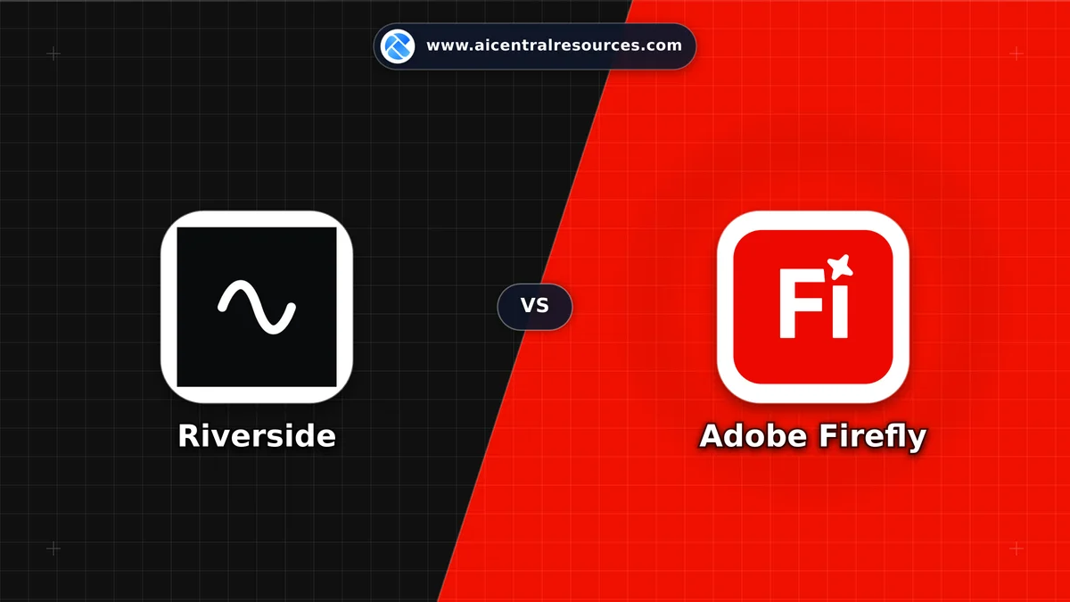 Compare Riverside vs Adobe Firefly - Features, Pricing & Performance Matrix Riverside vs Adobe Firefly Comparison Battle Card - Features, Pricing & Review in AI Video Tools