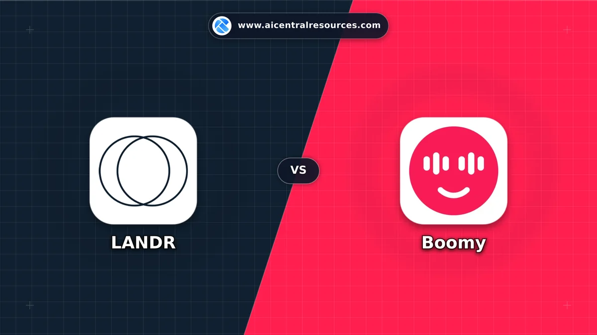 Compare LANDR vs Boomy - Features, Pricing & Performance Matrix LANDR vs Boomy Comparison Battle Card - Features, Pricing & Review in AI Audio & Music Tools