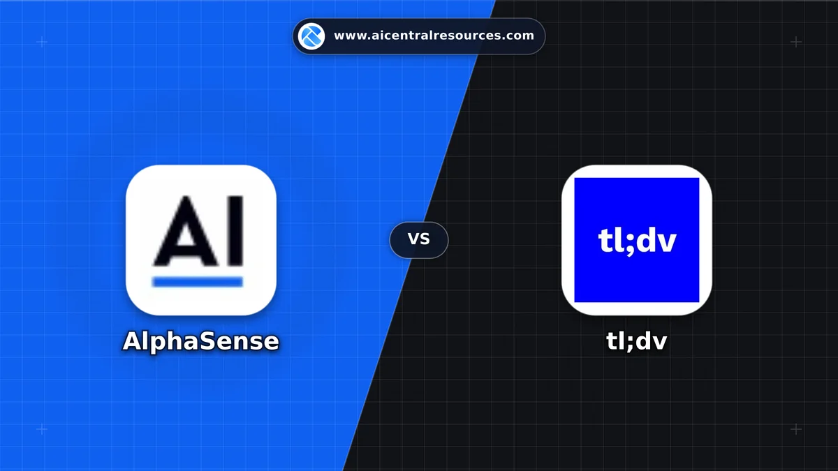 Compare AlphaSense vs tl;dv - In-Depth Feature Matrix, Pricing & Ratings AlphaSense vs tl;dv Comparison Battle Card: Features, Pricing & Performance Matrix in AI Business & Finance Tools