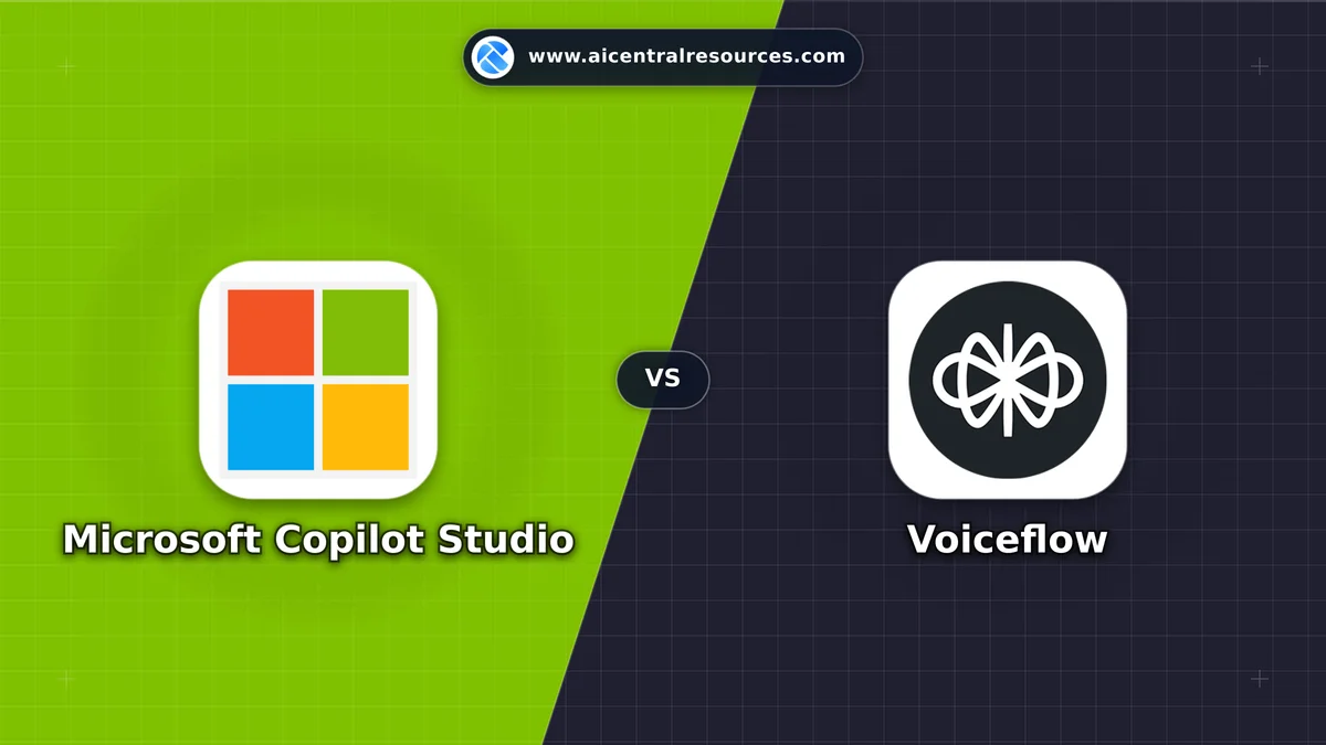 Microsoft Copilot Studio vs Voiceflow Comparison Battle Card - Features, Pricing & Review in AI Chatbots
