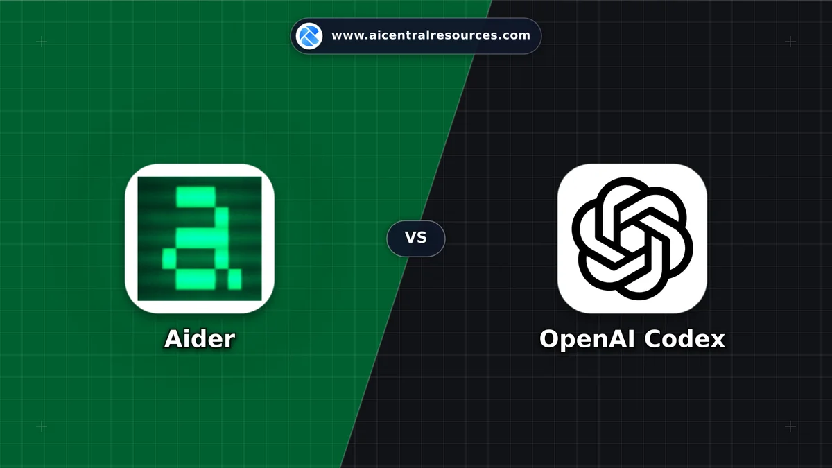 Compare Aider vs OpenAI Codex - In-Depth Feature Matrix, Pricing & Ratings Aider vs OpenAI Codex Comparison Battle Card: Features, Pricing & Performance Matrix in AI Coding Assistants