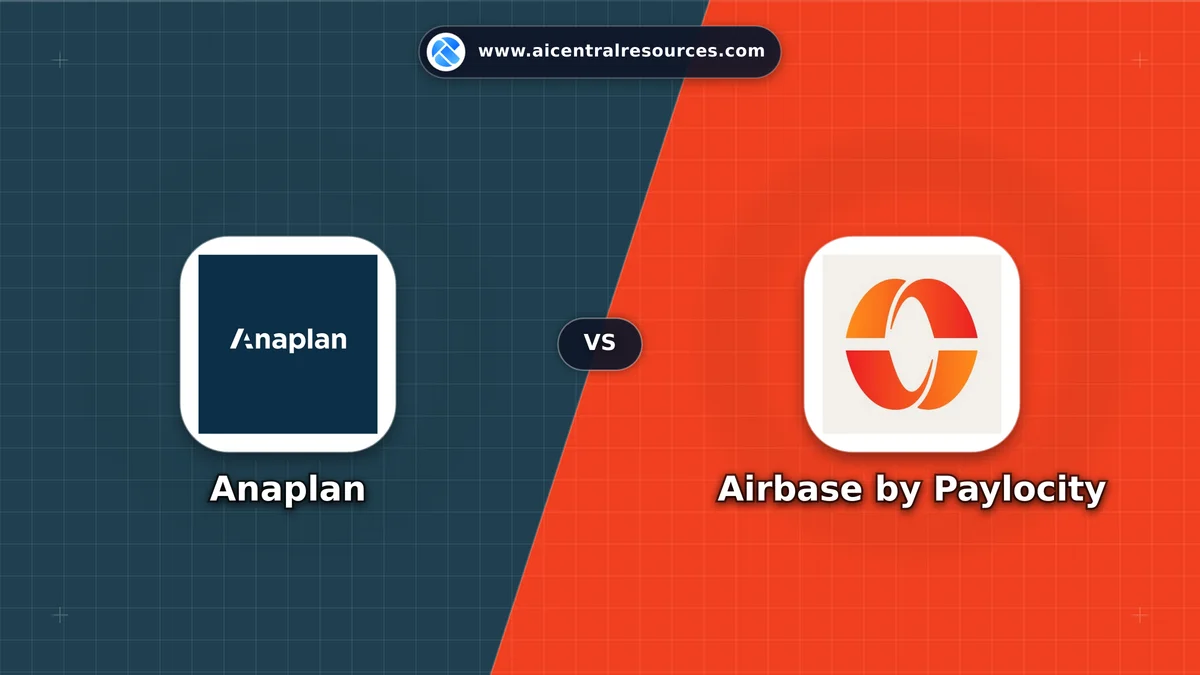 Compare Anaplan vs Airbase by Paylocity - Features, Pricing & Performance Matrix Anaplan vs Airbase by Paylocity Comparison Battle Card - Features, Pricing & Review in AI Data & Analytics Tools