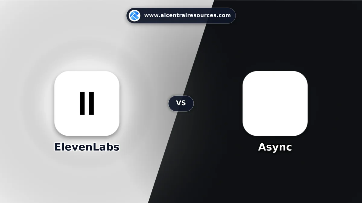 ElevenLabs vs Async Comparison Battle Card - Features, Pricing & Review in AI Video Tools