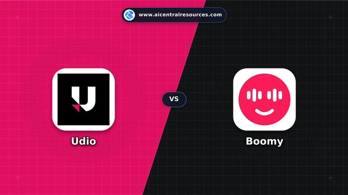 Udio vs Boomy Comparison Battle Card - Features, Pricing & Review in AI Audio & Music Tools