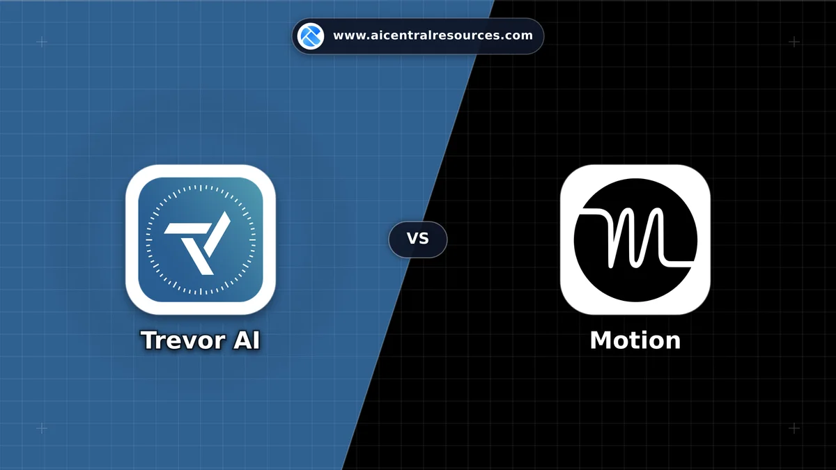 Compare Trevor AI vs Motion - Features, Pricing & Performance Matrix Trevor AI vs Motion Comparison Battle Card - Features, Pricing & Review in AI Productivity Tools