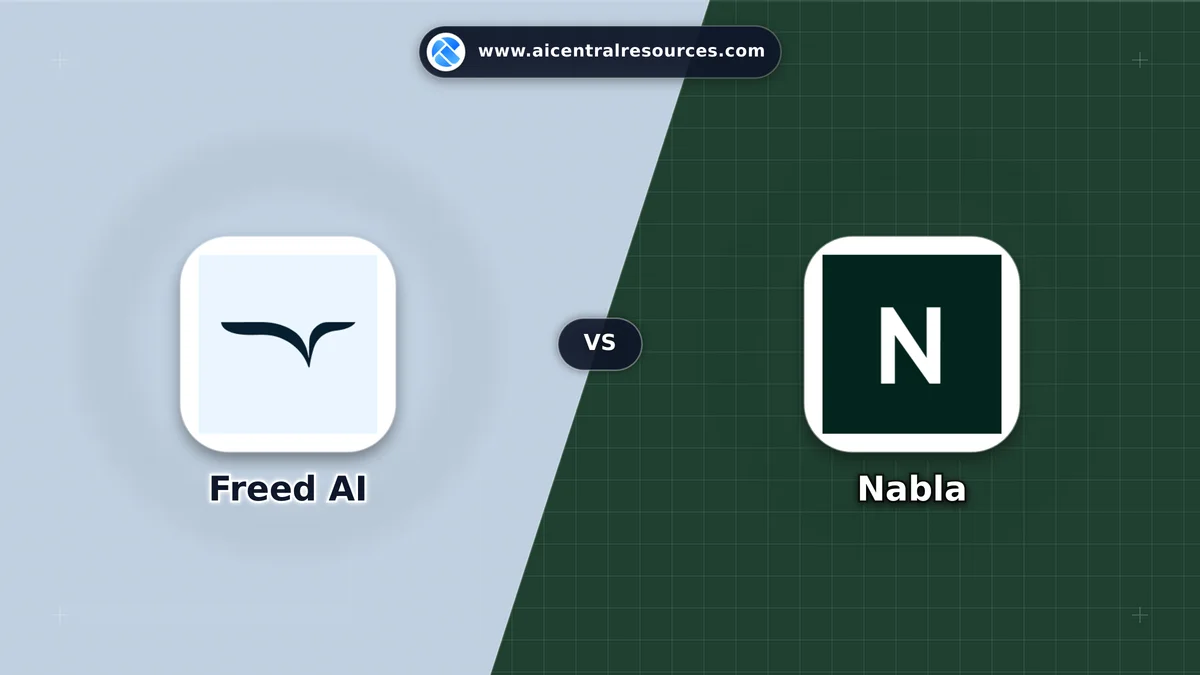 Compare Freed AI vs Nabla - Features, Pricing & Performance Matrix Freed AI vs Nabla Comparison Battle Card - Features, Pricing & Review in AI Healthcare Tools