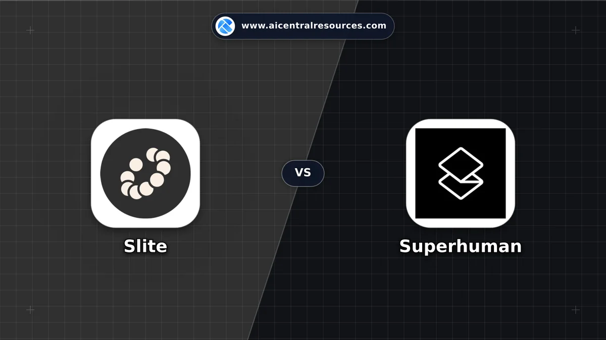 Compare Slite vs Superhuman - In-Depth Feature Matrix, Pricing & Ratings Slite vs Superhuman Comparison Battle Card: Features, Pricing & Performance Matrix in AI Productivity Tools