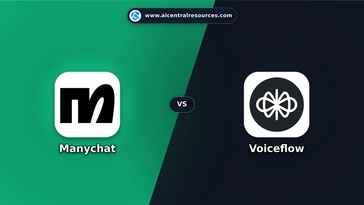 Manychat vs Voiceflow Comparison Battle Card - Features, Pricing & Review in AI No-Code / Automation Tools