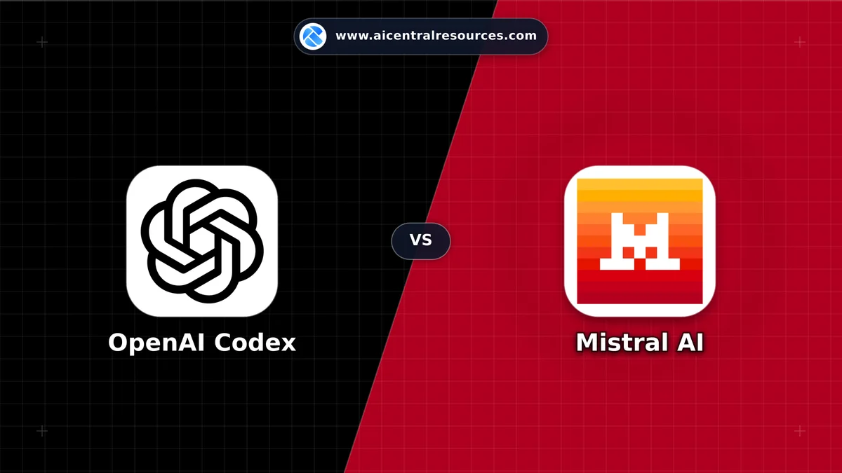 Compare OpenAI Codex vs Mistral AI - Features, Pricing & Performance Matrix OpenAI Codex vs Mistral AI Comparison Battle Card - Features, Pricing & Review in Large Language Models (LLMs)