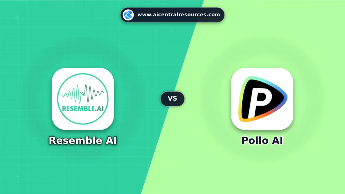 Resemble AI vs Pollo AI Comparison Battle Card - Features, Pricing & Review in AI Audio & Music Tools