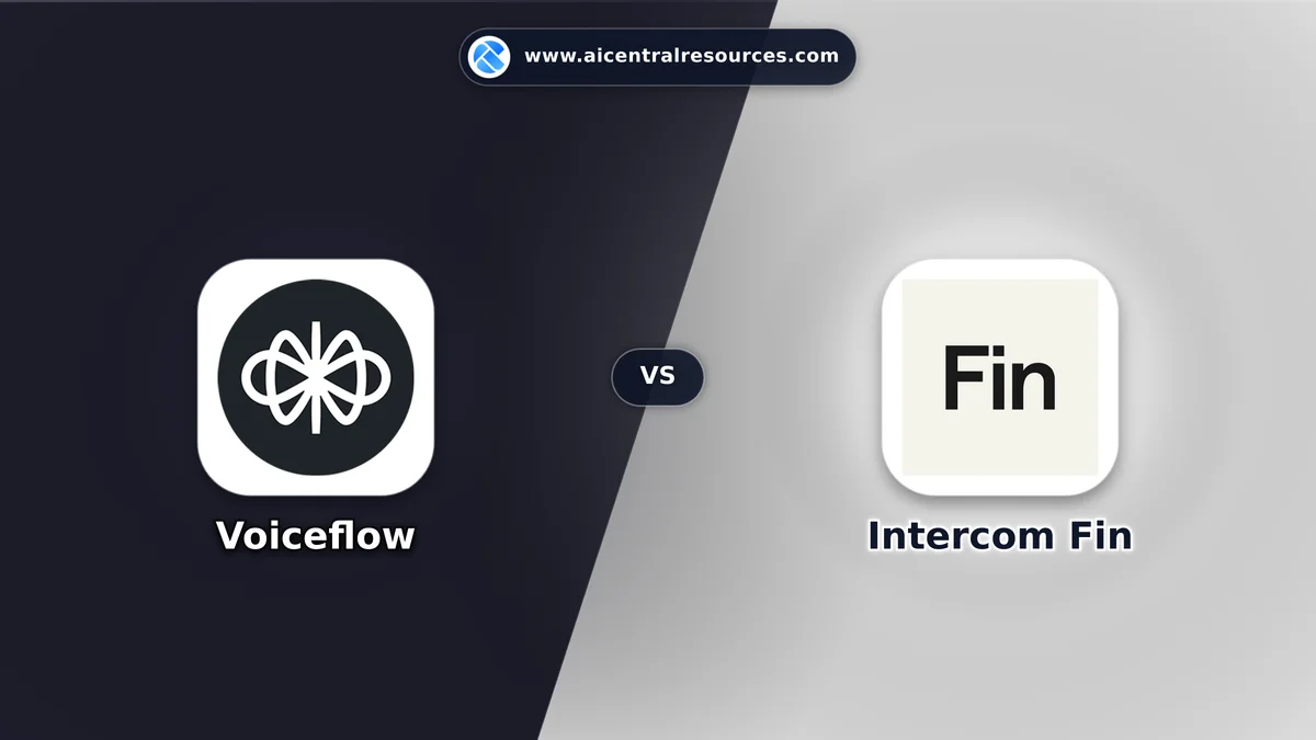 Compare Voiceflow vs Intercom Fin - Features, Pricing & Performance Matrix Voiceflow vs Intercom Fin Comparison Battle Card - Features, Pricing & Review in AI No-Code / Automation Tools