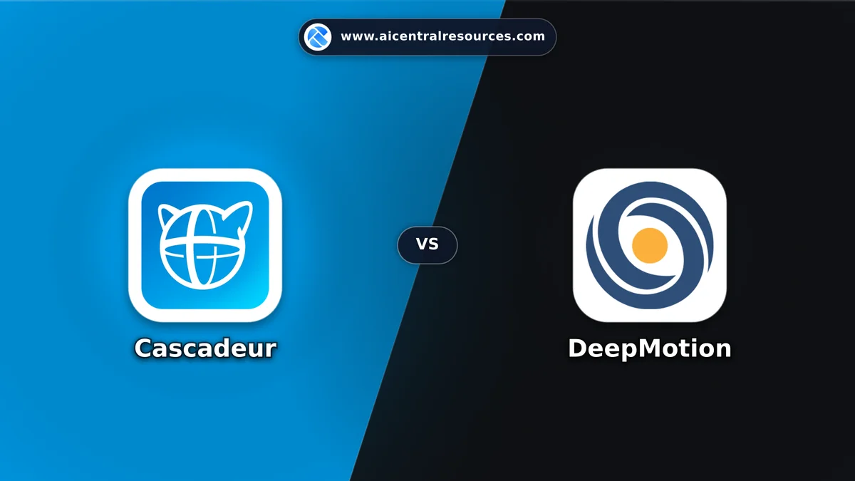 Compare Cascadeur vs DeepMotion - Features, Pricing & Performance Matrix Cascadeur vs DeepMotion Comparison Battle Card - Features, Pricing & Review in AI Gaming & Entertainment