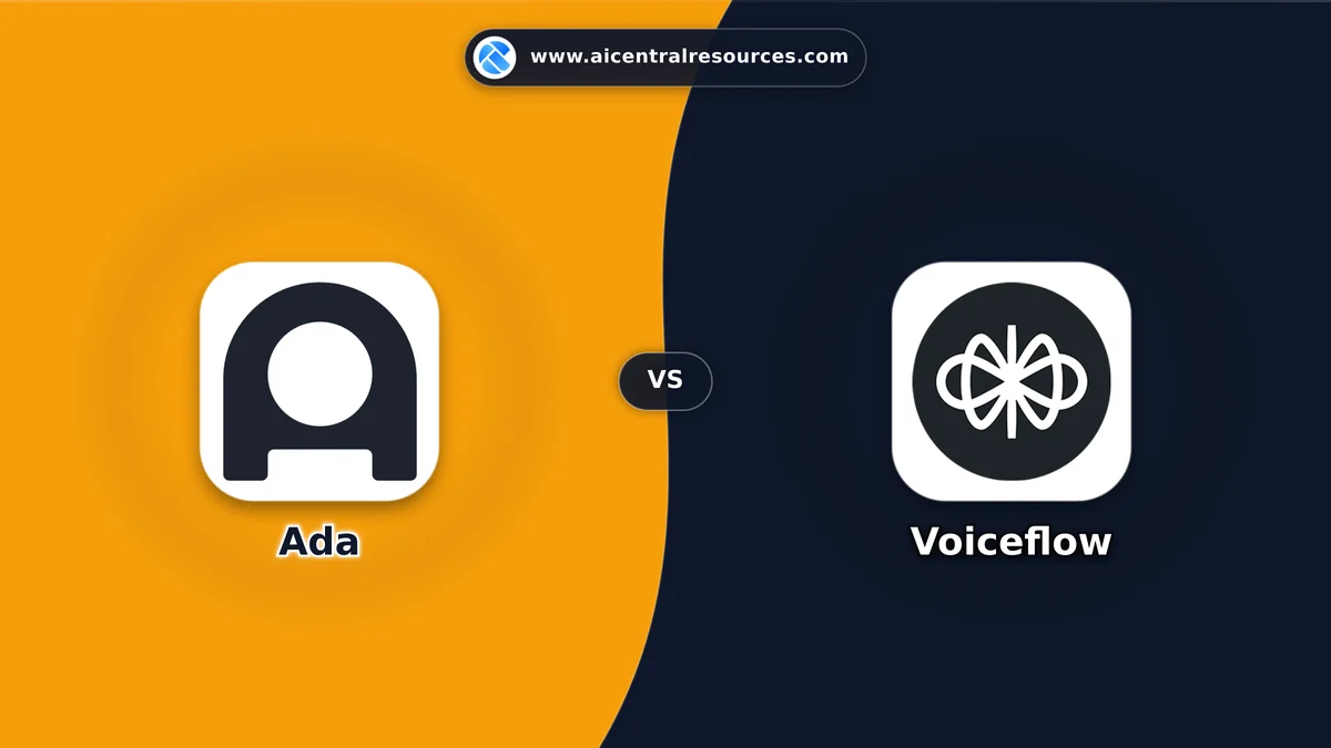 Ada vs Voiceflow Comparison Battle Card - Features, Pricing & Review in AI Chatbots