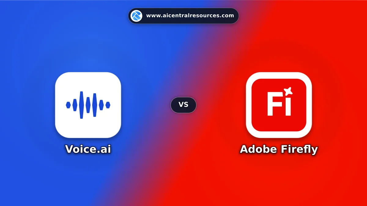 Compare Voice.ai vs Adobe Firefly - Features, Pricing & Performance Matrix Voice.ai vs Adobe Firefly Comparison Battle Card - Features, Pricing & Review in AI Audio & Music Tools