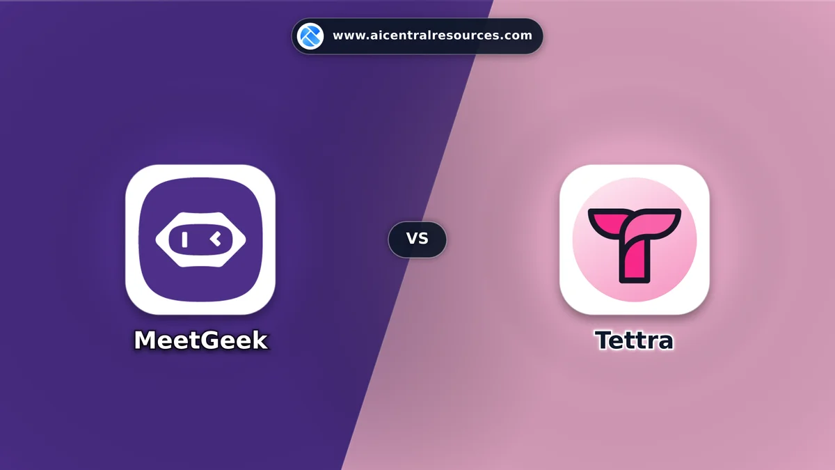 MeetGeek vs Tettra Comparison Battle Card - Features, Pricing & Review in AI Chatbots
