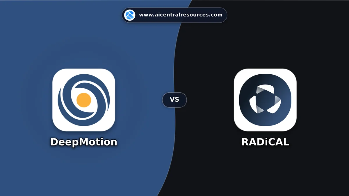 DeepMotion vs RADiCAL Comparison Battle Card - Features, Pricing & Review in AI Design Tools