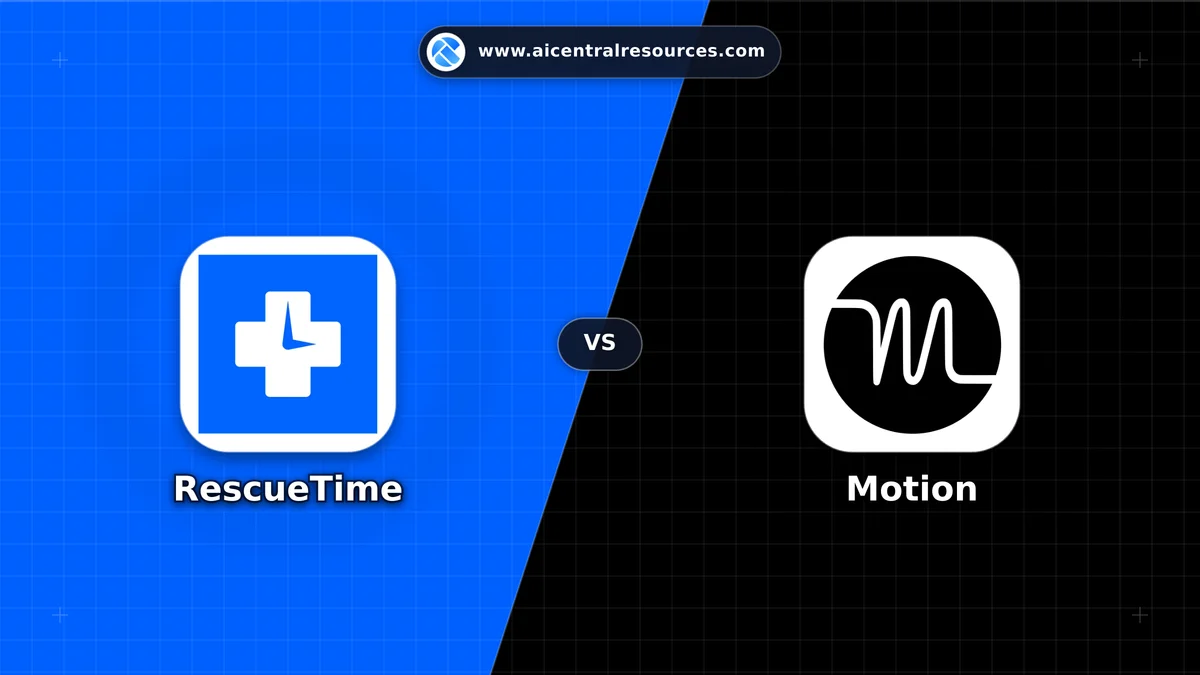Compare RescueTime vs Motion - In-Depth Feature Matrix, Pricing & Ratings RescueTime vs Motion Comparison Battle Card: Features, Pricing & Performance Matrix in AI Productivity Tools