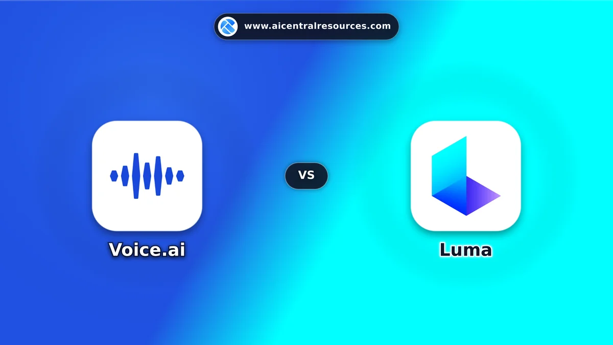 Compare Voice.ai vs Luma - Features, Pricing & Performance Matrix Voice.ai vs Luma Comparison Battle Card - Features, Pricing & Review in AI Audio & Music Tools