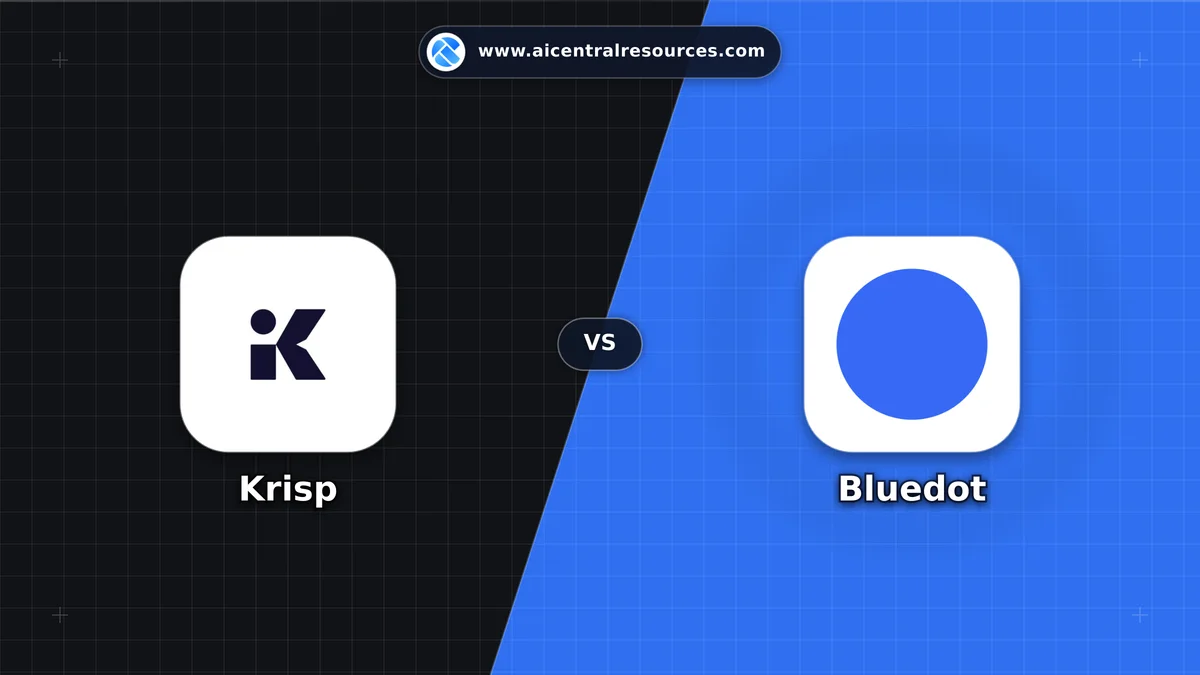 Krisp vs Bluedot Comparison Battle Card: Features, Pricing & Performance Matrix in AI No-Code / Automation Tools