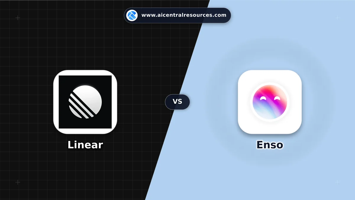 Compare Linear vs Enso - Features, Pricing & Performance Matrix Linear vs Enso Comparison Battle Card - Features, Pricing & Review in AI No-Code / Automation Tools