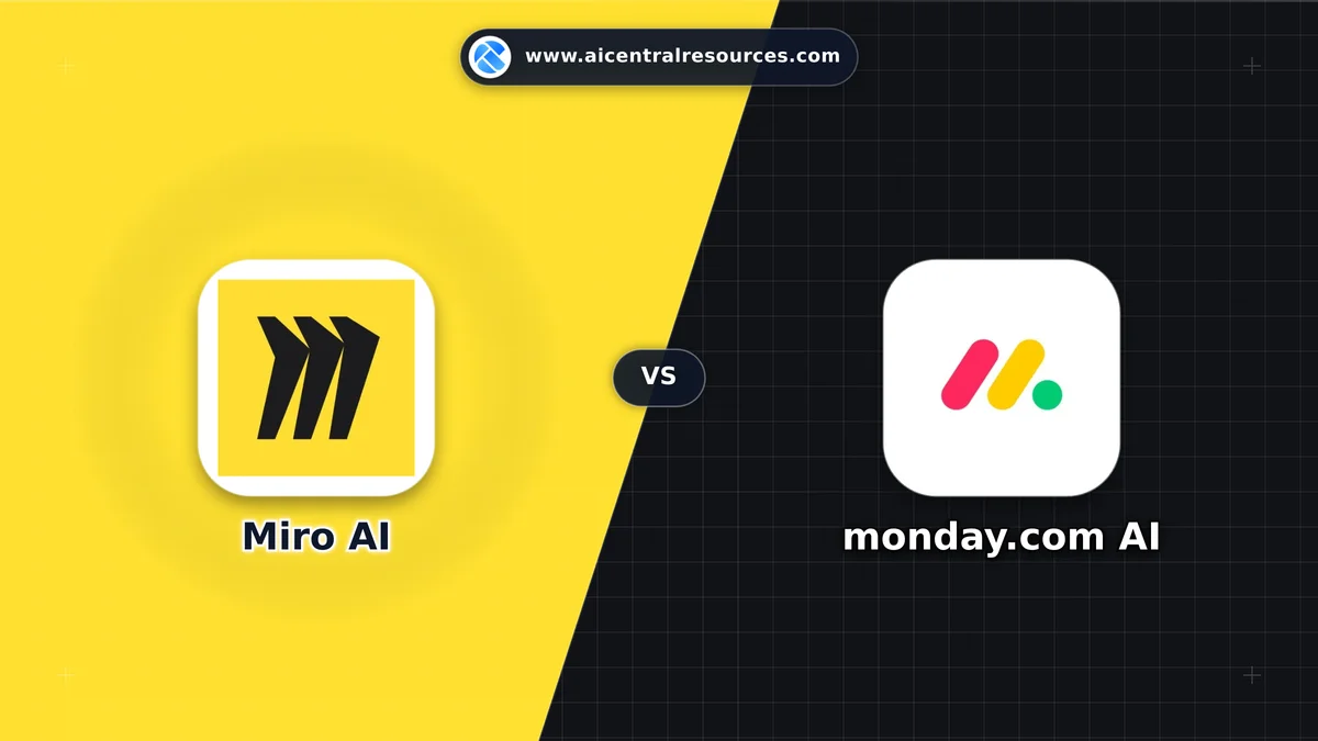 Miro AI vs monday.com AI Comparison Battle Card - Features, Pricing & Review in AI Productivity Tools