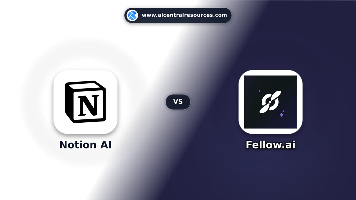 Compare Notion AI vs Fellow.ai - In-Depth Feature Matrix, Pricing & Ratings Notion AI vs Fellow.ai Comparison Battle Card: Features, Pricing & Performance Matrix in AI Productivity Tools