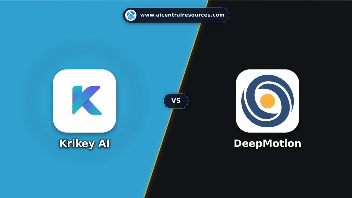 Compare Krikey AI vs DeepMotion - Features, Pricing & Performance Matrix Krikey AI vs DeepMotion Comparison Battle Card - Features, Pricing & Review in AI Video Tools