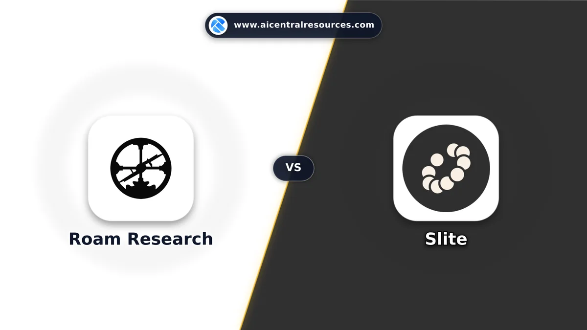 Compare Roam Research vs Slite - Features, Pricing & Performance Matrix Roam Research vs Slite Comparison Battle Card - Features, Pricing & Review in AI Writing Assistant Tools