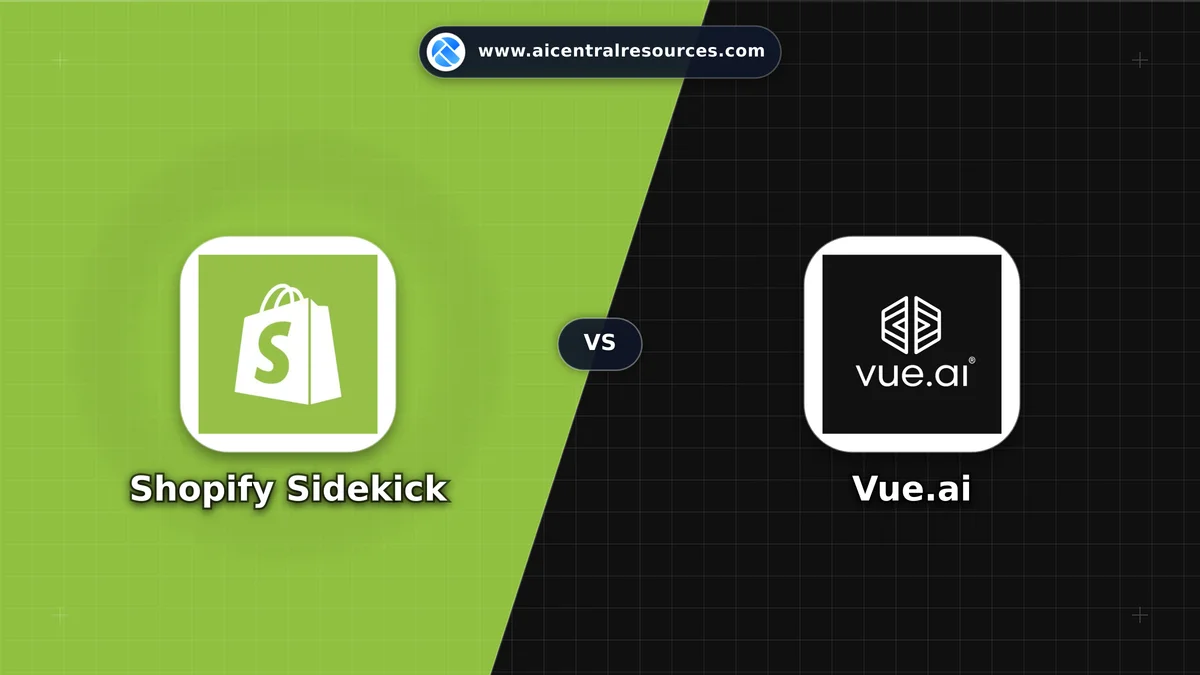 Compare Shopify Sidekick vs Vue.ai - In-Depth Feature Matrix, Pricing & Ratings Shopify Sidekick vs Vue.ai Comparison Battle Card: Features, Pricing & Performance Matrix in AI E-commerce Tools