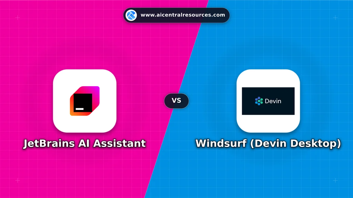 Compare JetBrains AI Assistant vs Windsurf (Devin Desktop) - In-Depth Feature Matrix, Pricing & Ratings JetBrains AI Assistant vs Windsurf (Devin Desktop) Comparison Battle Card: Features, Pricing & Performance Matrix in AI Coding Assistants