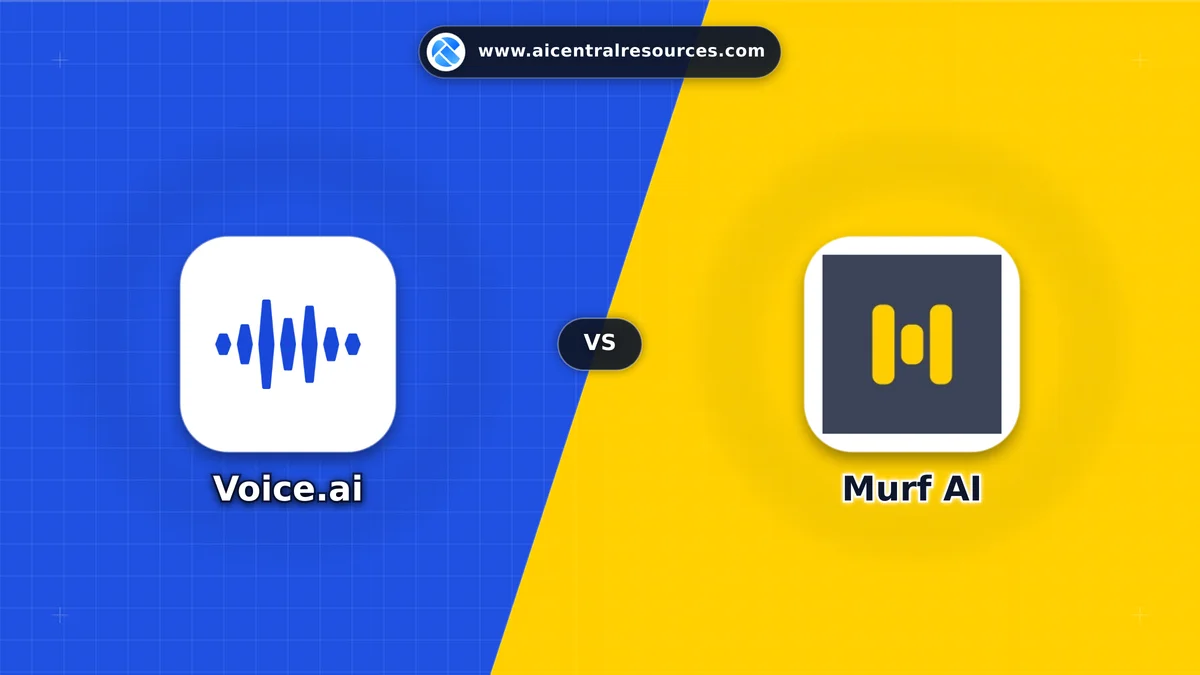 Compare Voice.ai vs Murf AI - Features, Pricing & Performance Matrix Voice.ai vs Murf AI Comparison Battle Card - Features, Pricing & Review in AI Audio & Music Tools