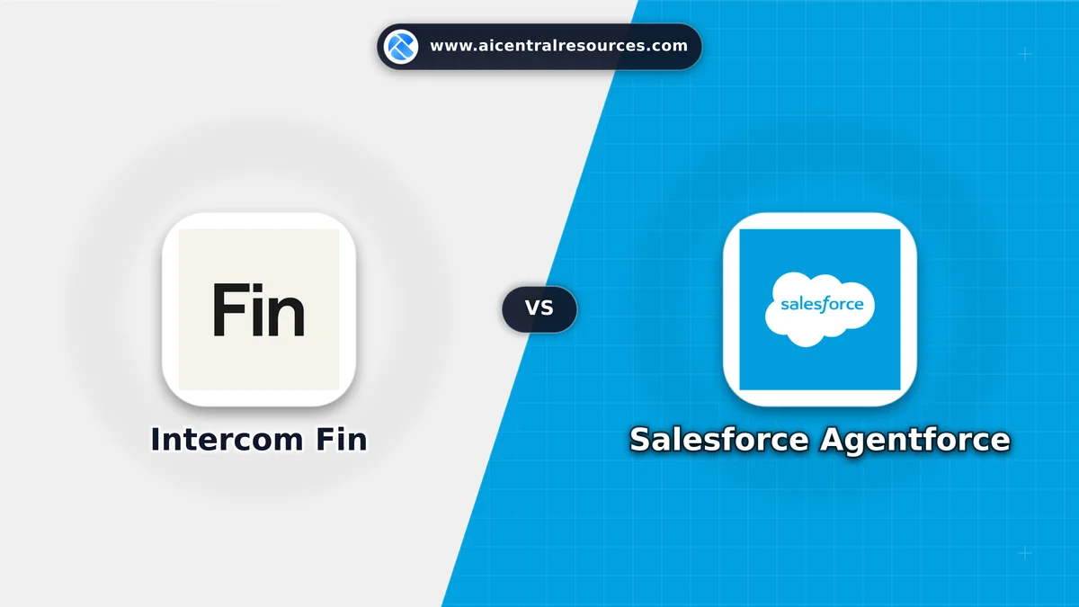 Compare Intercom Fin vs Salesforce Agentforce - Features, Pricing & Performance Matrix Intercom Fin vs Salesforce Agentforce Comparison Battle Card - Features, Pricing & Review in AI No-Code / Automation Tools