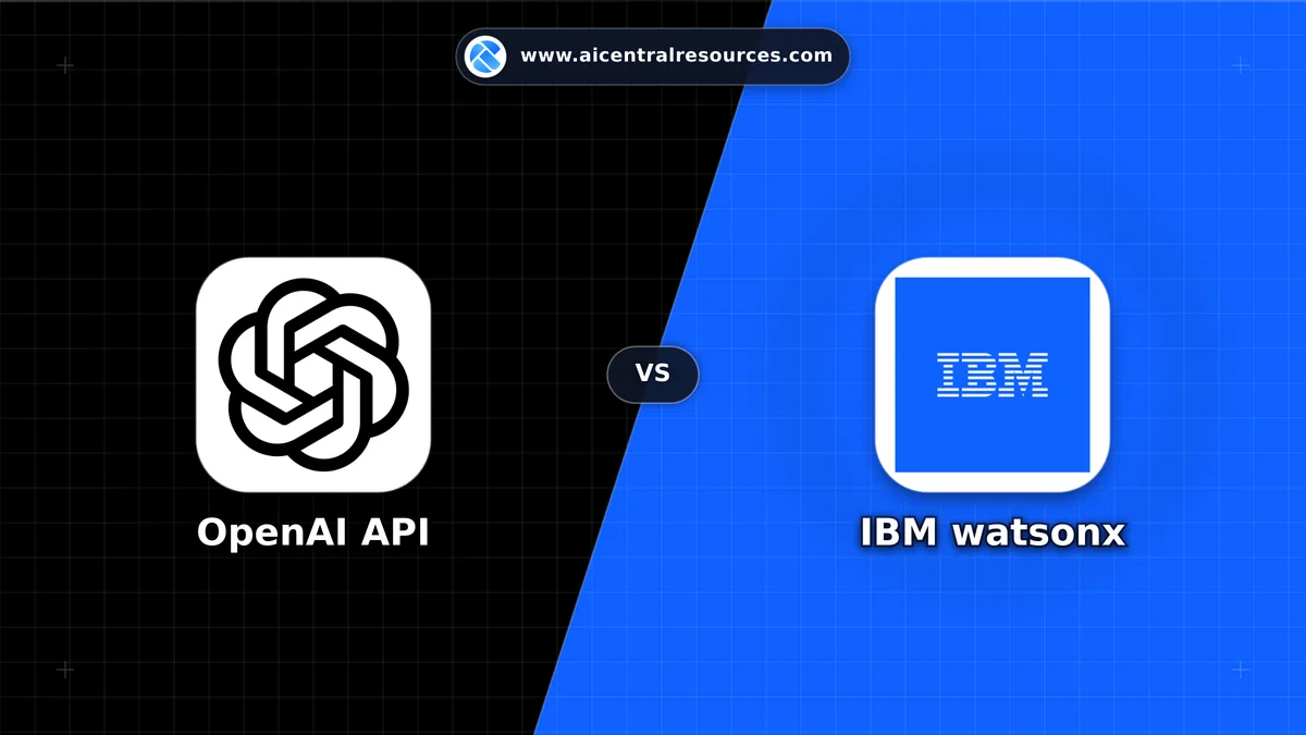 Compare OpenAI API vs IBM watsonx - Features, Pricing & Performance Matrix OpenAI API vs IBM watsonx Comparison Battle Card - Features, Pricing & Review in AI Developer APIs & Platforms