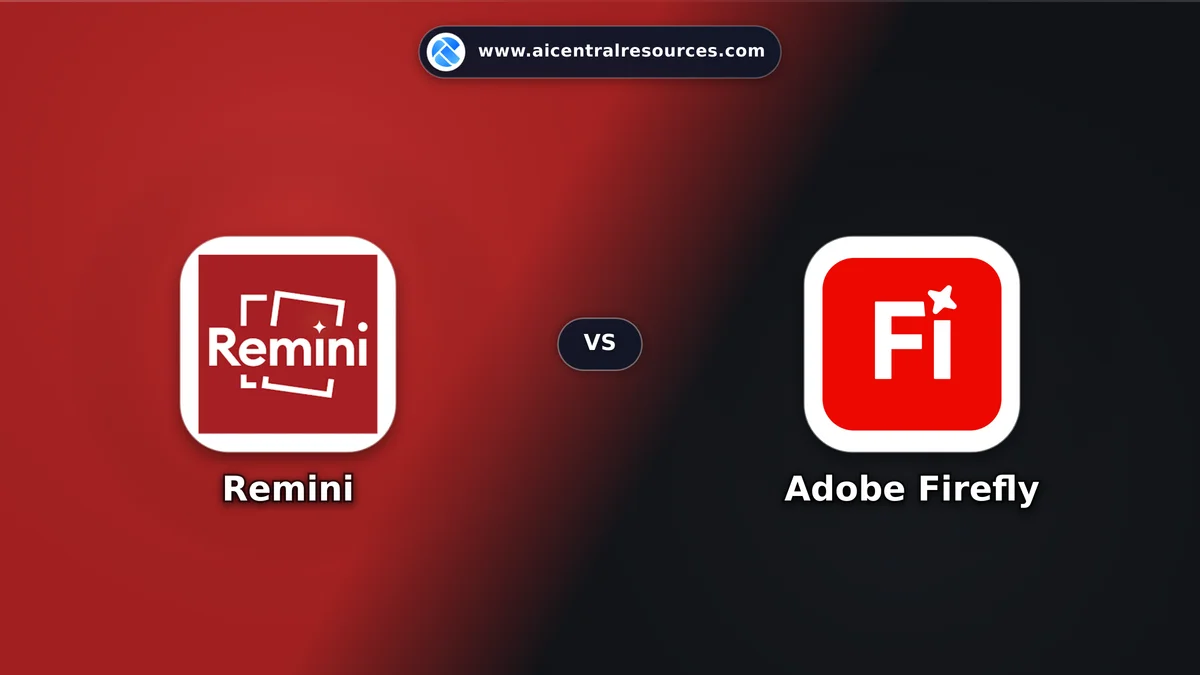 Remini vs Adobe Firefly Comparison Battle Card - Features, Pricing & Review in AI Image Generators