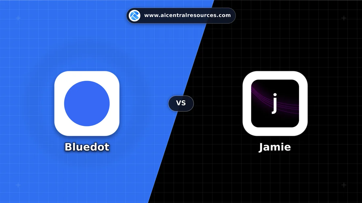 Bluedot vs Jamie Comparison Battle Card: Features, Pricing & Performance Matrix in AI Productivity Tools