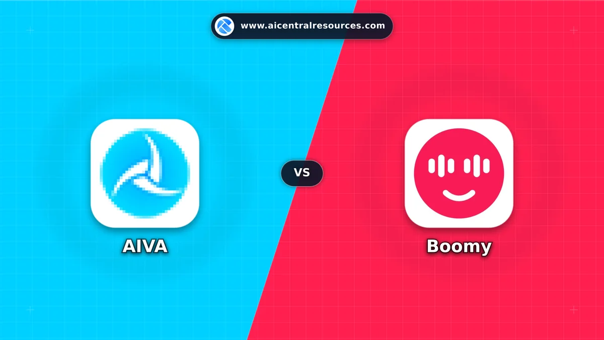 Compare AIVA vs Boomy - Features, Pricing & Performance Matrix AIVA vs Boomy Comparison Battle Card - Features, Pricing & Review in AI Audio & Music Tools