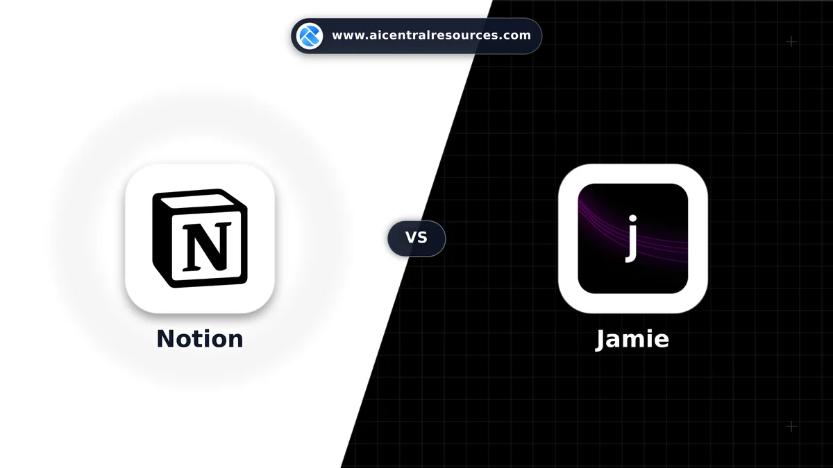 Notion vs Jamie Comparison Battle Card - Features, Pricing & Review in AI Productivity Tools