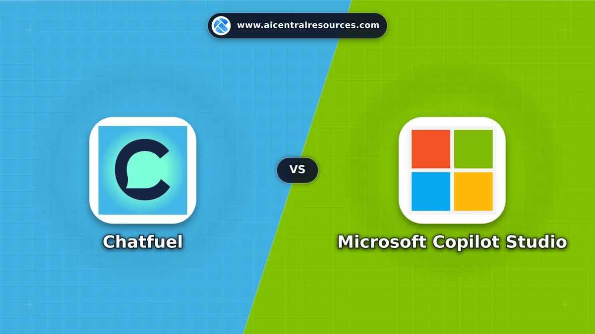 Chatfuel vs Microsoft Copilot Studio Comparison Battle Card - Features, Pricing & Review in AI Chatbots