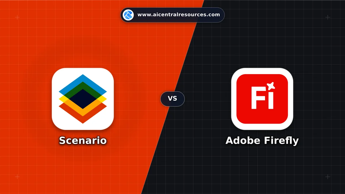 Compare Scenario vs Adobe Firefly - Features, Pricing & Performance Matrix Scenario vs Adobe Firefly Comparison Battle Card - Features, Pricing & Review in AI Art & Animation Tools