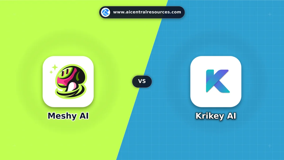 Meshy AI vs Krikey AI Comparison Battle Card - Features, Pricing & Review in AI Video Tools